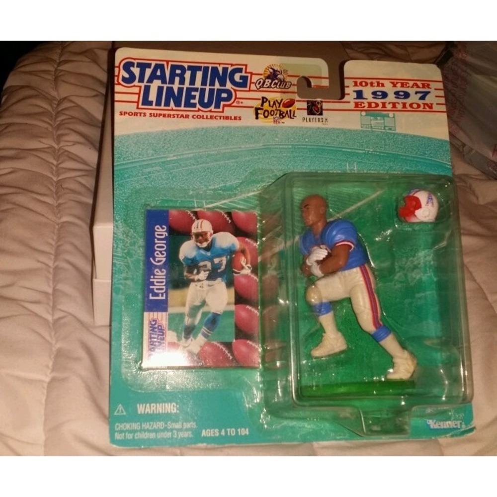 EDDIE GEORGE - 1997 Starting Lineup Original‎ Packaging - Oilers...kenner